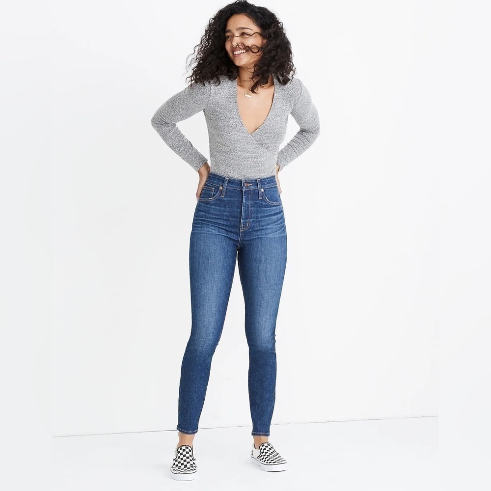 Madewell Curvy High Rise Skinny Jeans in Moreaux Wash size 23